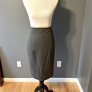 Express gray pencil skirt